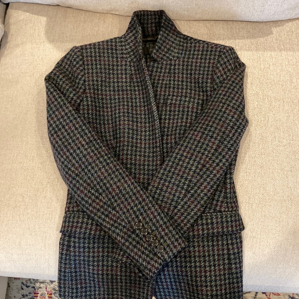 J crew plaid blazer